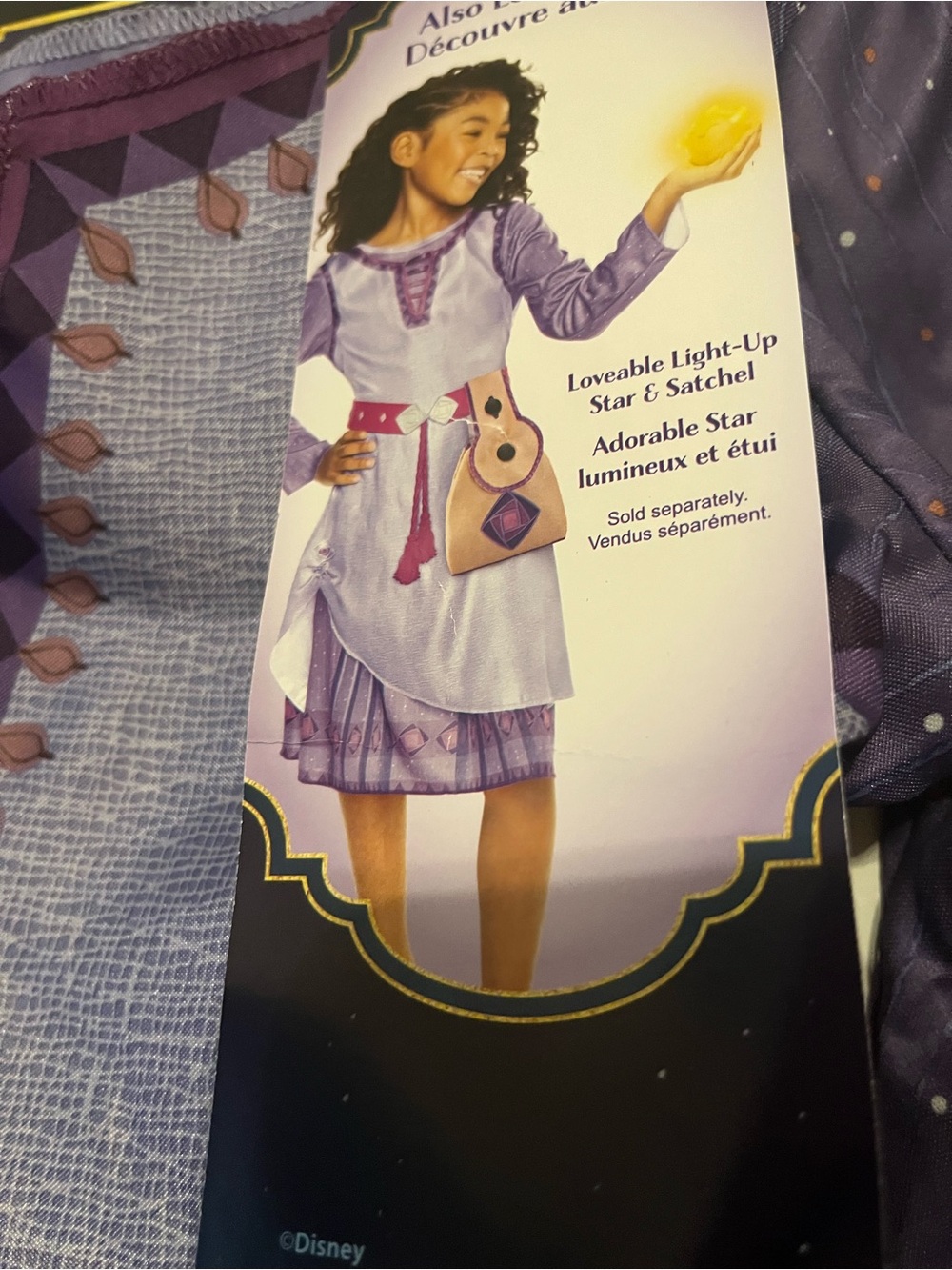 Disney Lavender Princess Costume Dress with Pink Belt - Picture 5 of 5